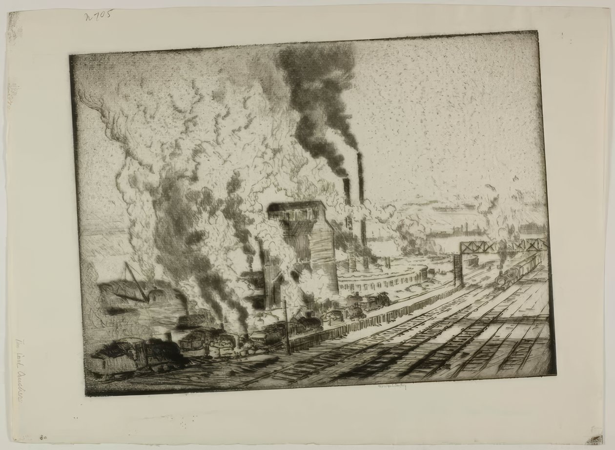 O Triturador de Carvão de Bror Julius Olsson Nordfeldt