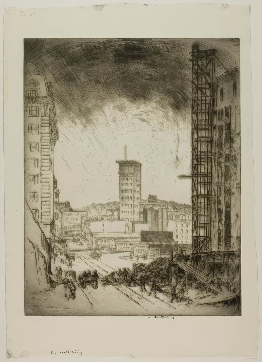 O andaime de Bror Julius Olsson Nordfeldt