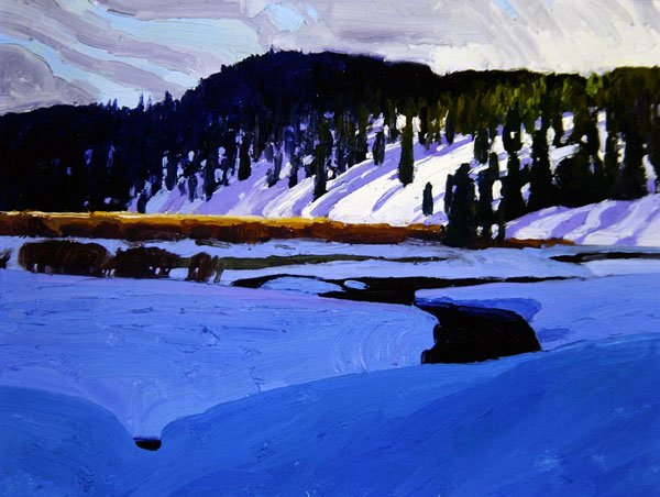 Paisagem de Inverno de Bror Lindh