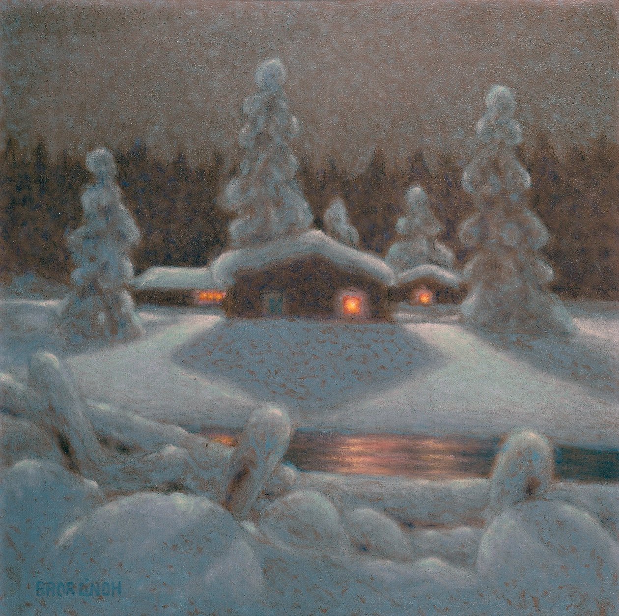 Noite de inverno de Bror Lindh