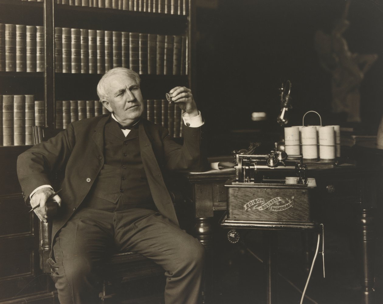 Thomas Alva Edison (1847-1931) de Brothers Pach