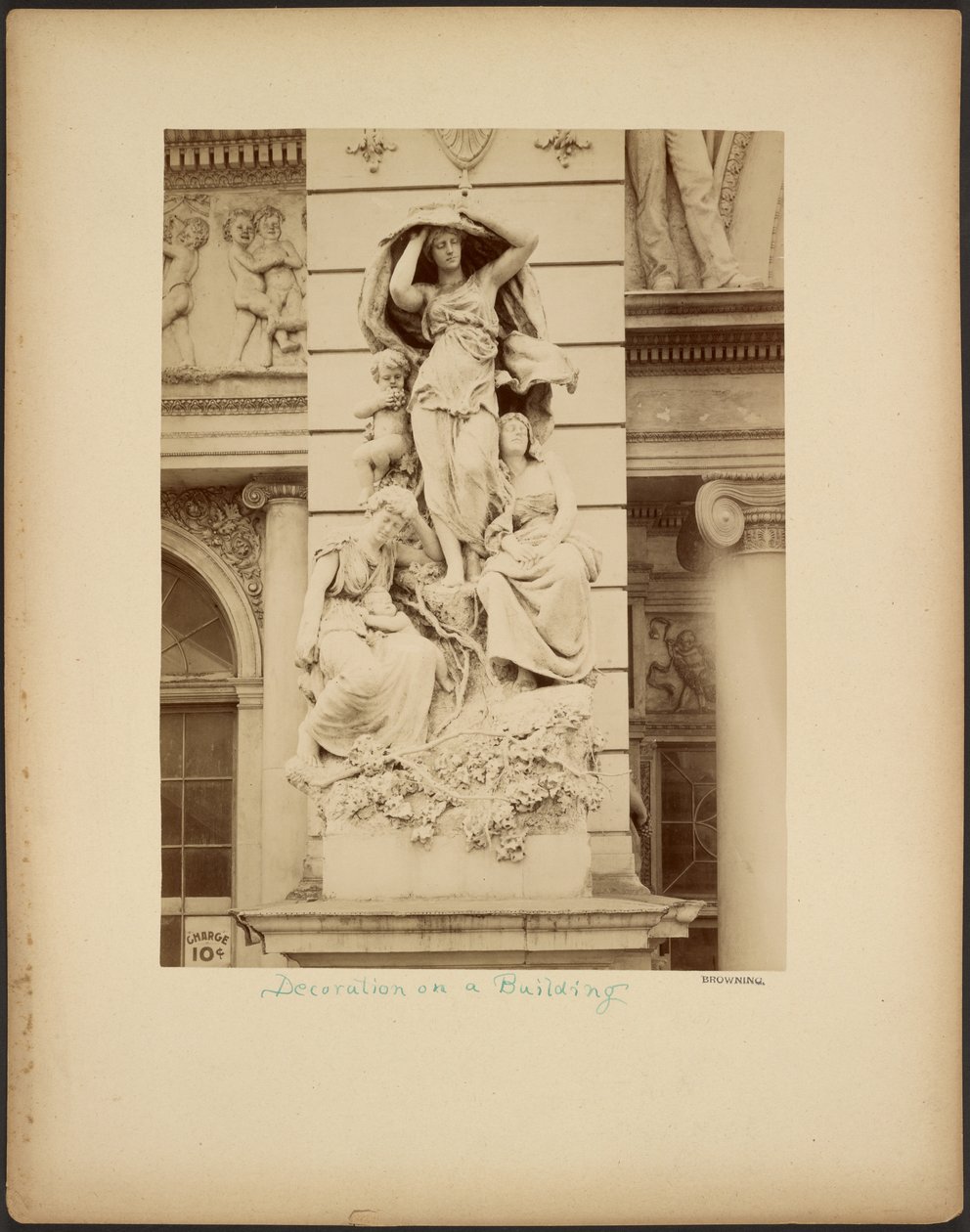 Decoração de um edifício de Browning