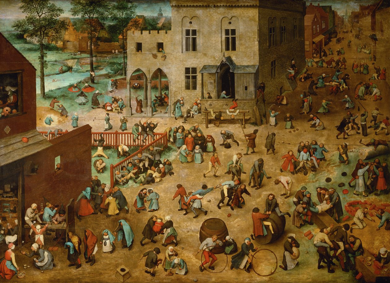 Jogos de Crianças, 1560 de Bruegel