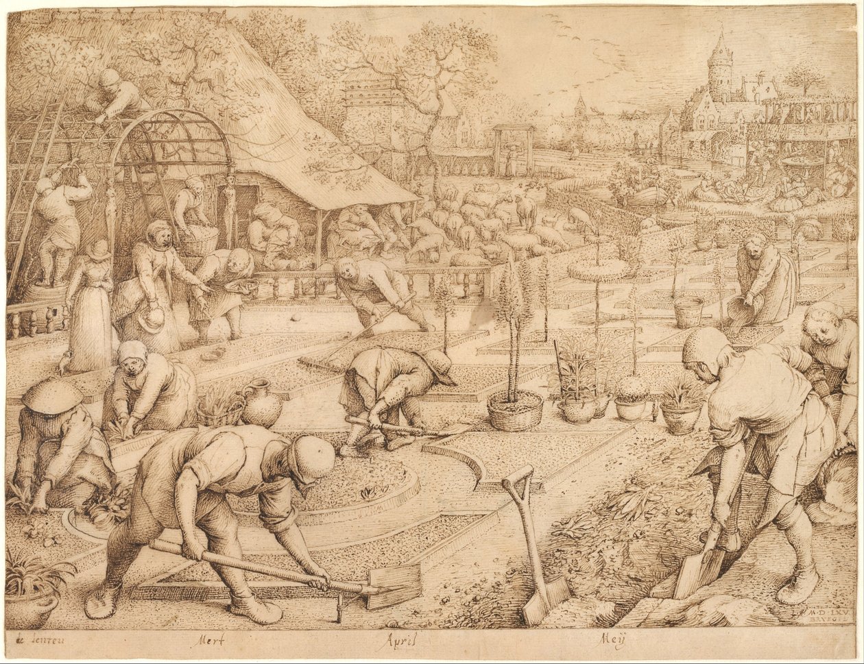 Primavera, 1565 de Bruegel