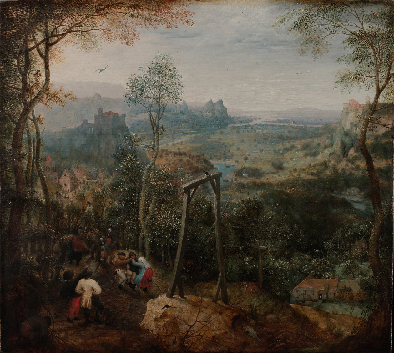 A pega na forca de Bruegel