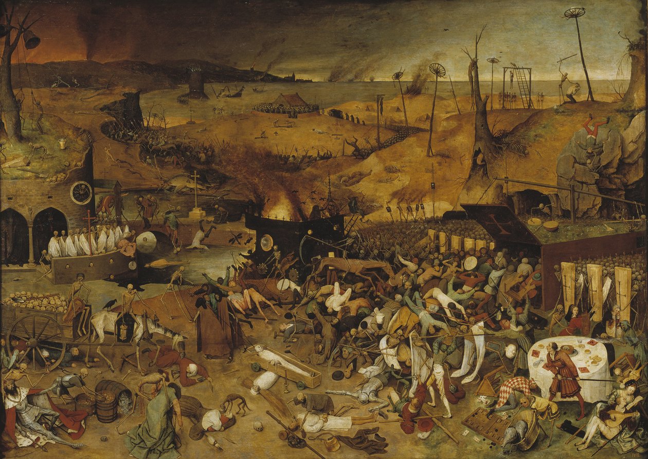 O triunfo da morte, ca 1562-1563 de Bruegel