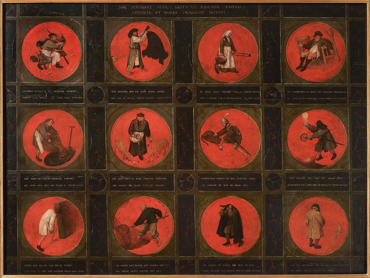 Twelve Proverbs, 1558. de Bruegel