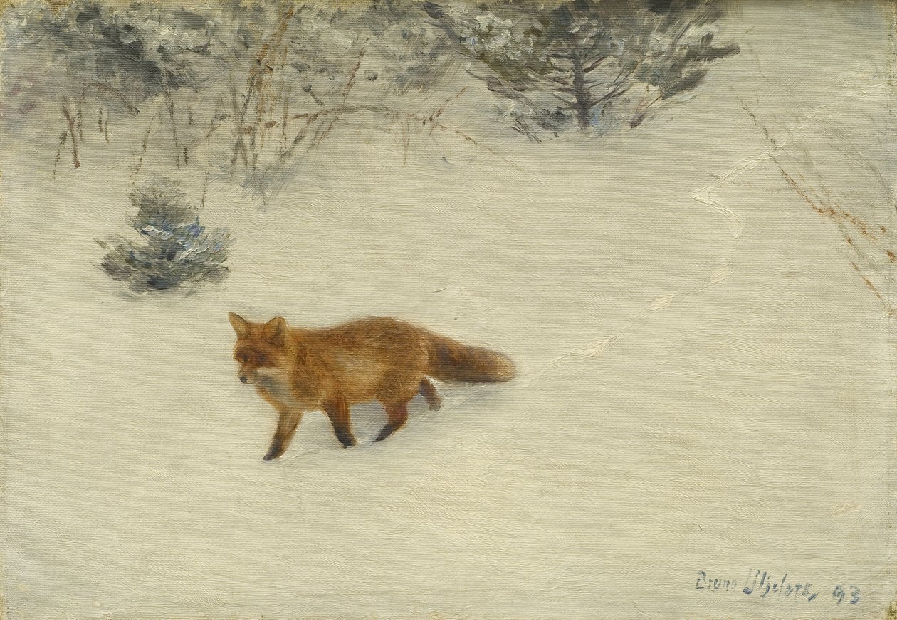 A raposa de 1893 de Bruno Andreas Liljefors