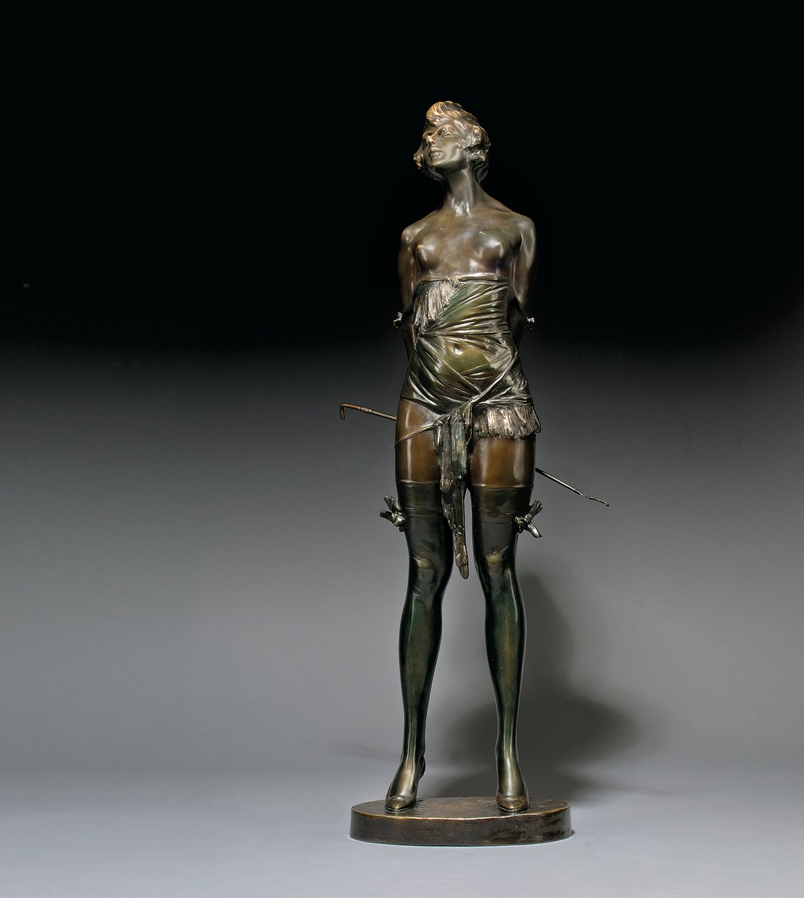 The Riding Crop, c.1925 (bronze) (ver também 940323) de Bruno Zach