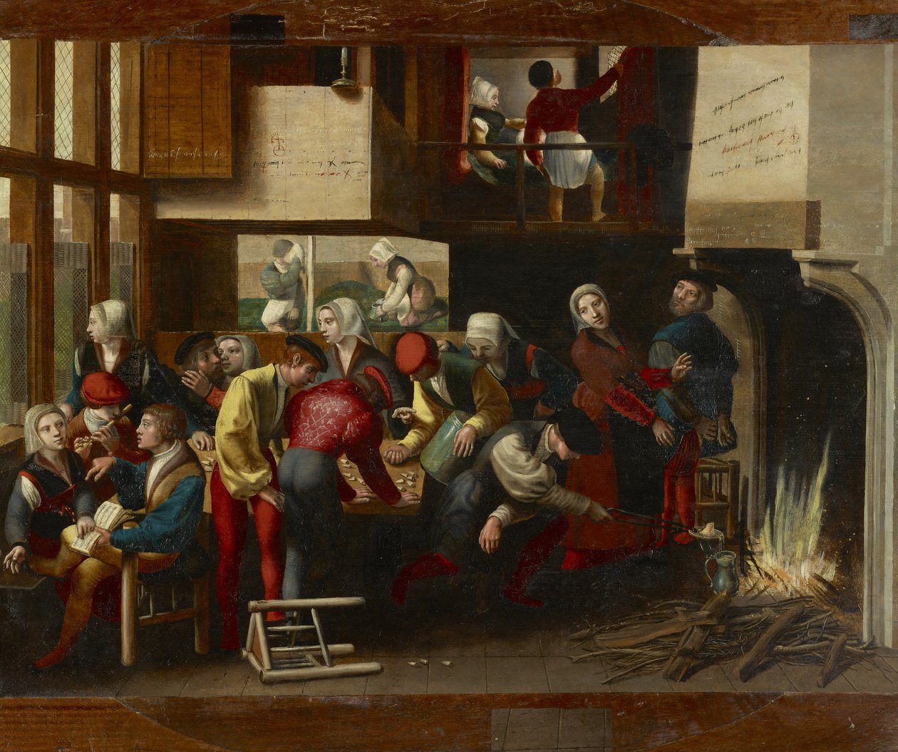 Uma cena de bordel, c.1540 de Brunswick Monogrammist