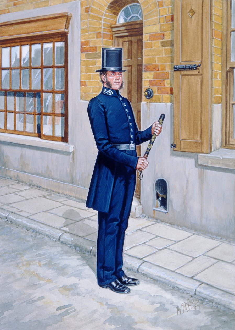 Um agente da polícia de 1829 de Bryan Fosten