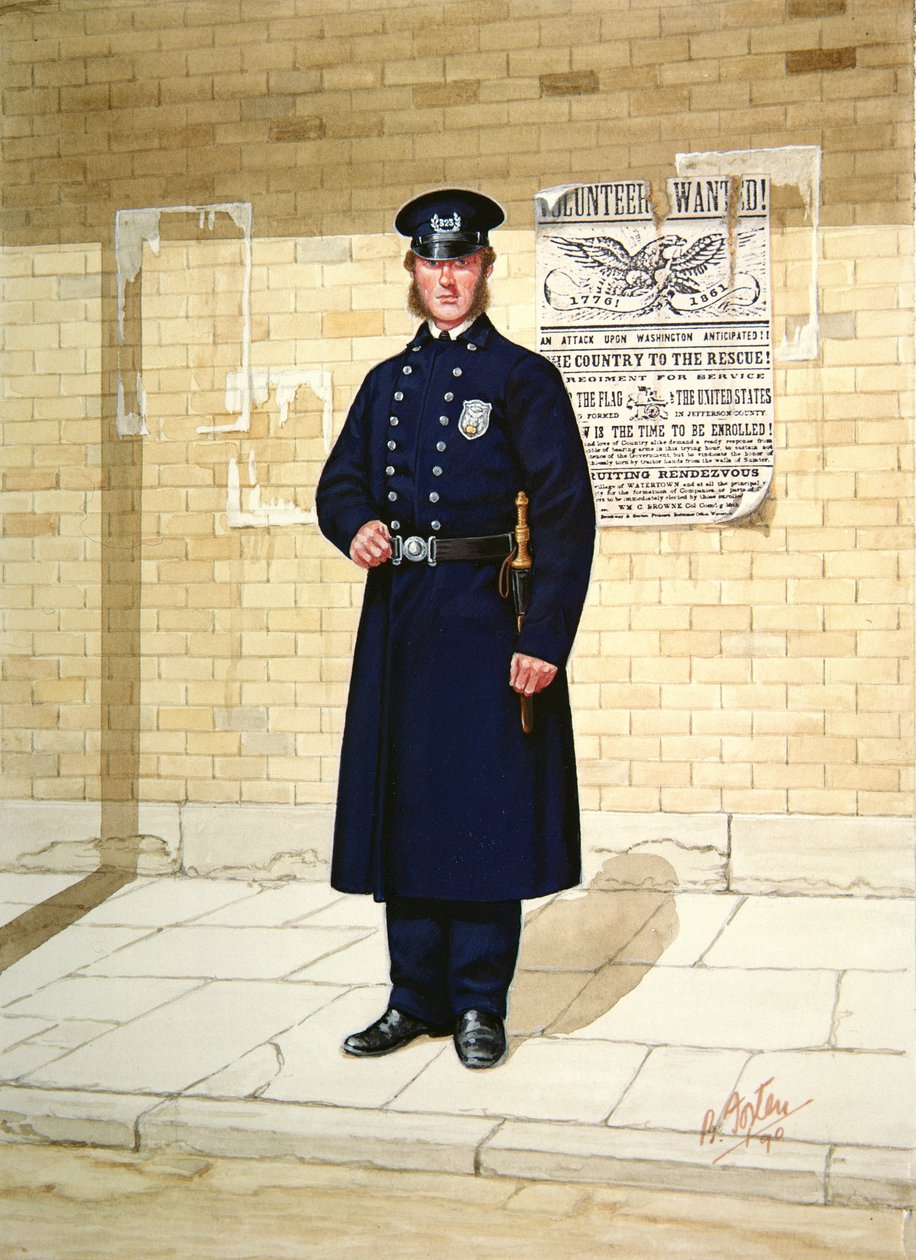 Agente da polícia em 1863 de Bryan Fosten