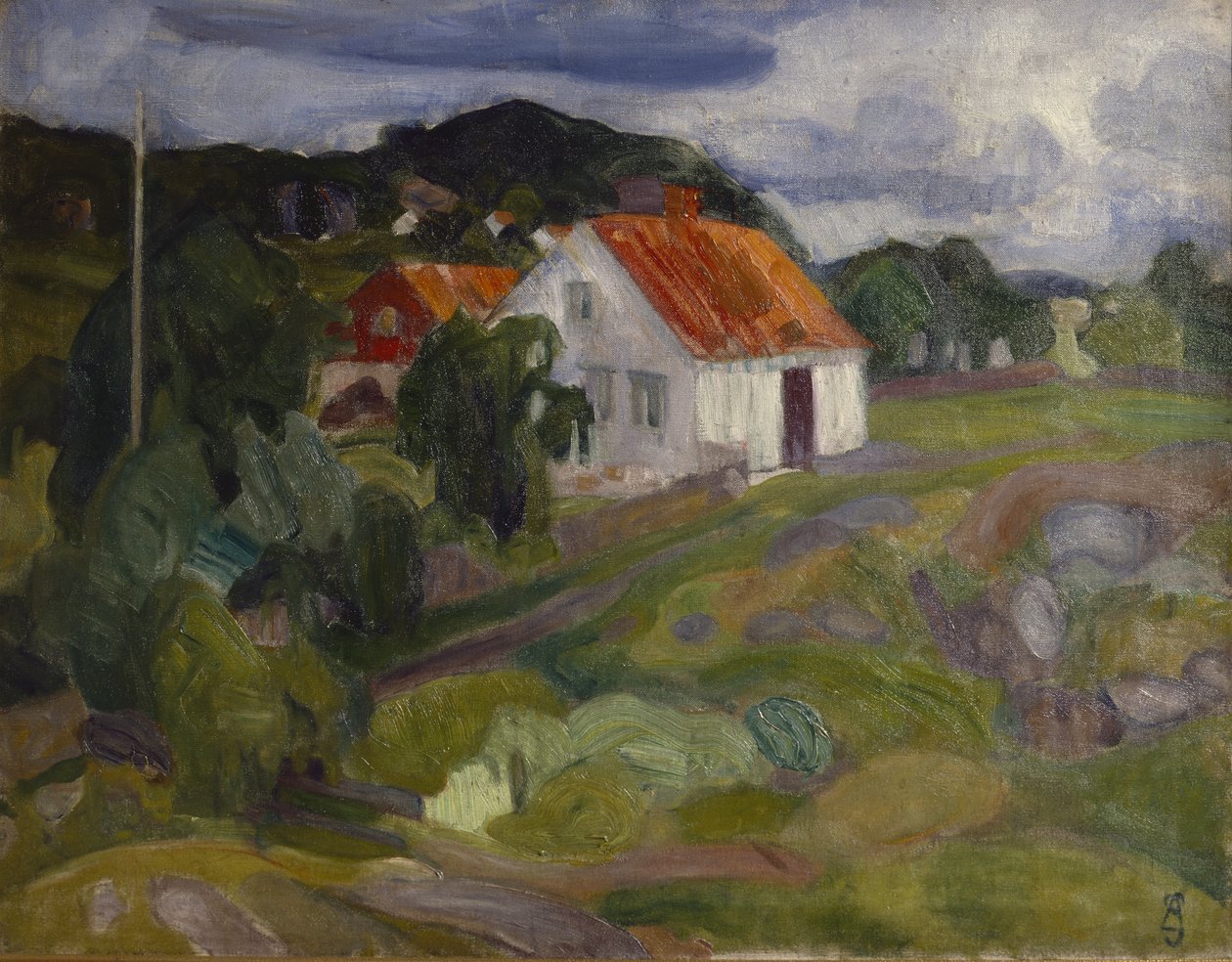 Vrengen, Nøtterøy (óleo sobre tela) de Brynjulf Larsson