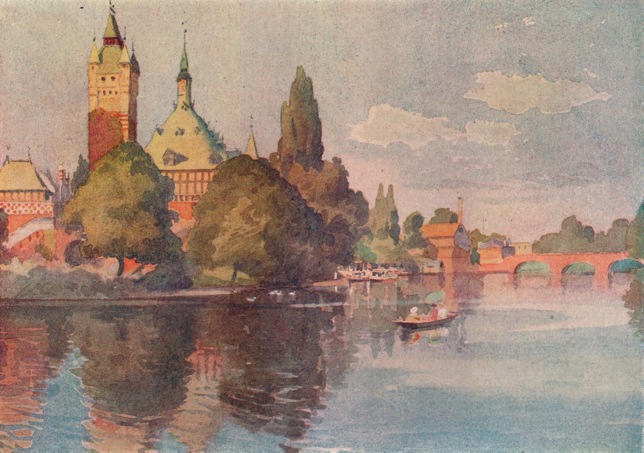 Teatro Shakespeare Memorial, Stratford On Avon, c1905 de Buddig Anwylini Pughe