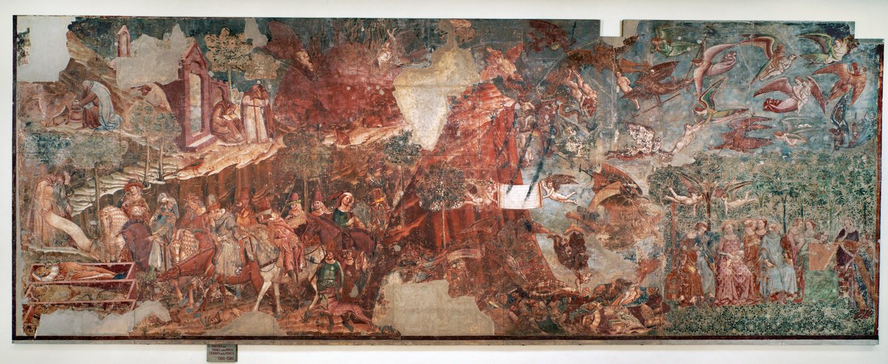 Triunfo da Morte ... (fresco) de Buonamico Buffalmacco
