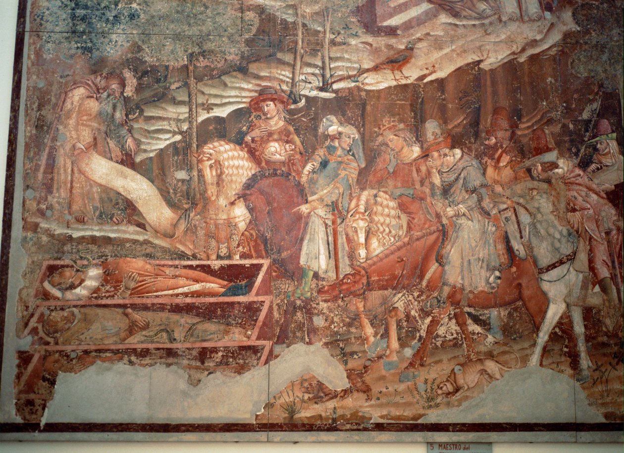 Triunfo da Morte ... (fresco) de Buonamico Buffalmacco