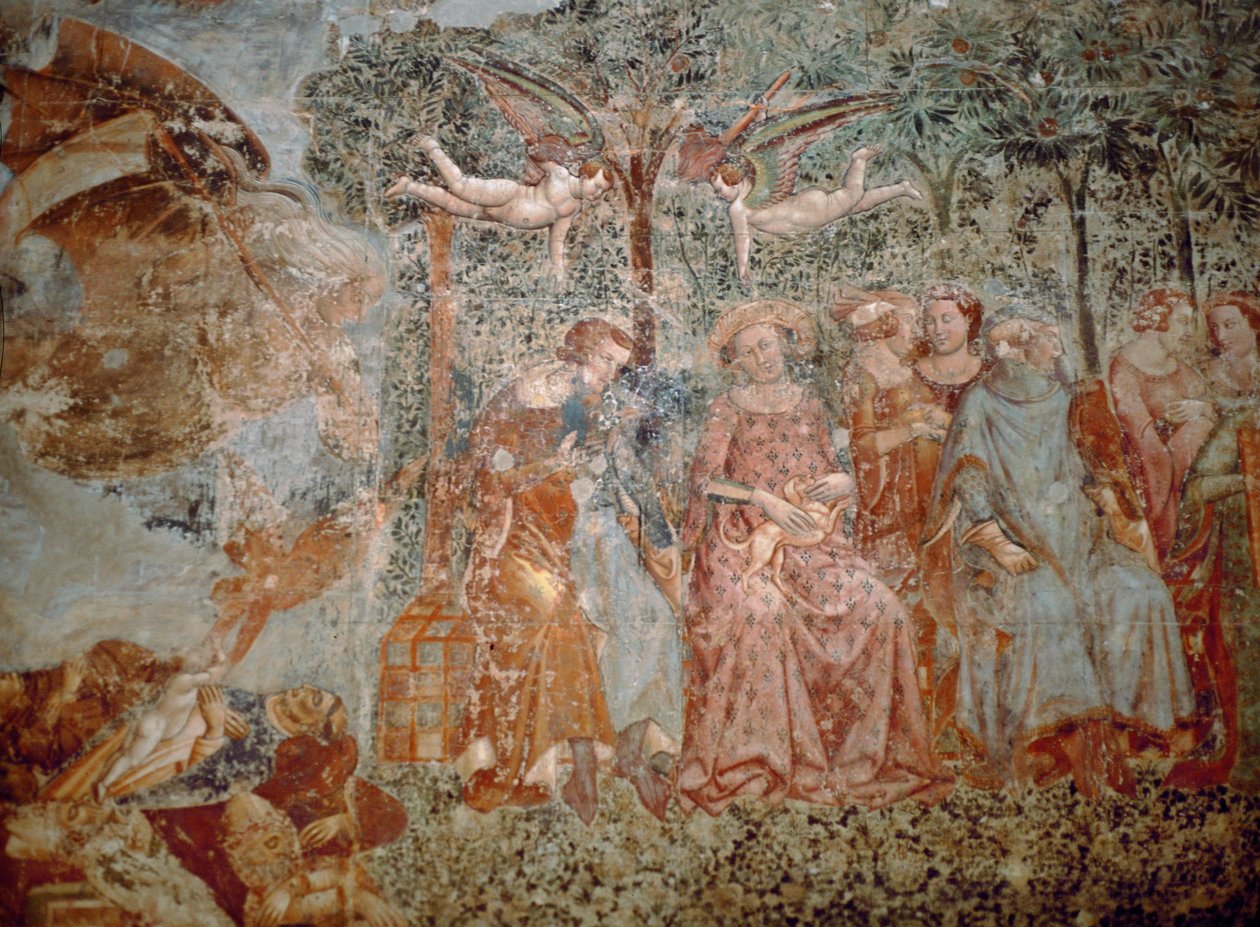 Triunfo da Morte ... (fresco) de Buonamico Buffalmacco