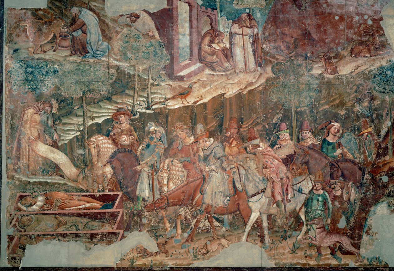 Triunfo da Morte ... (fresco) de Buonamico Buffalmacco