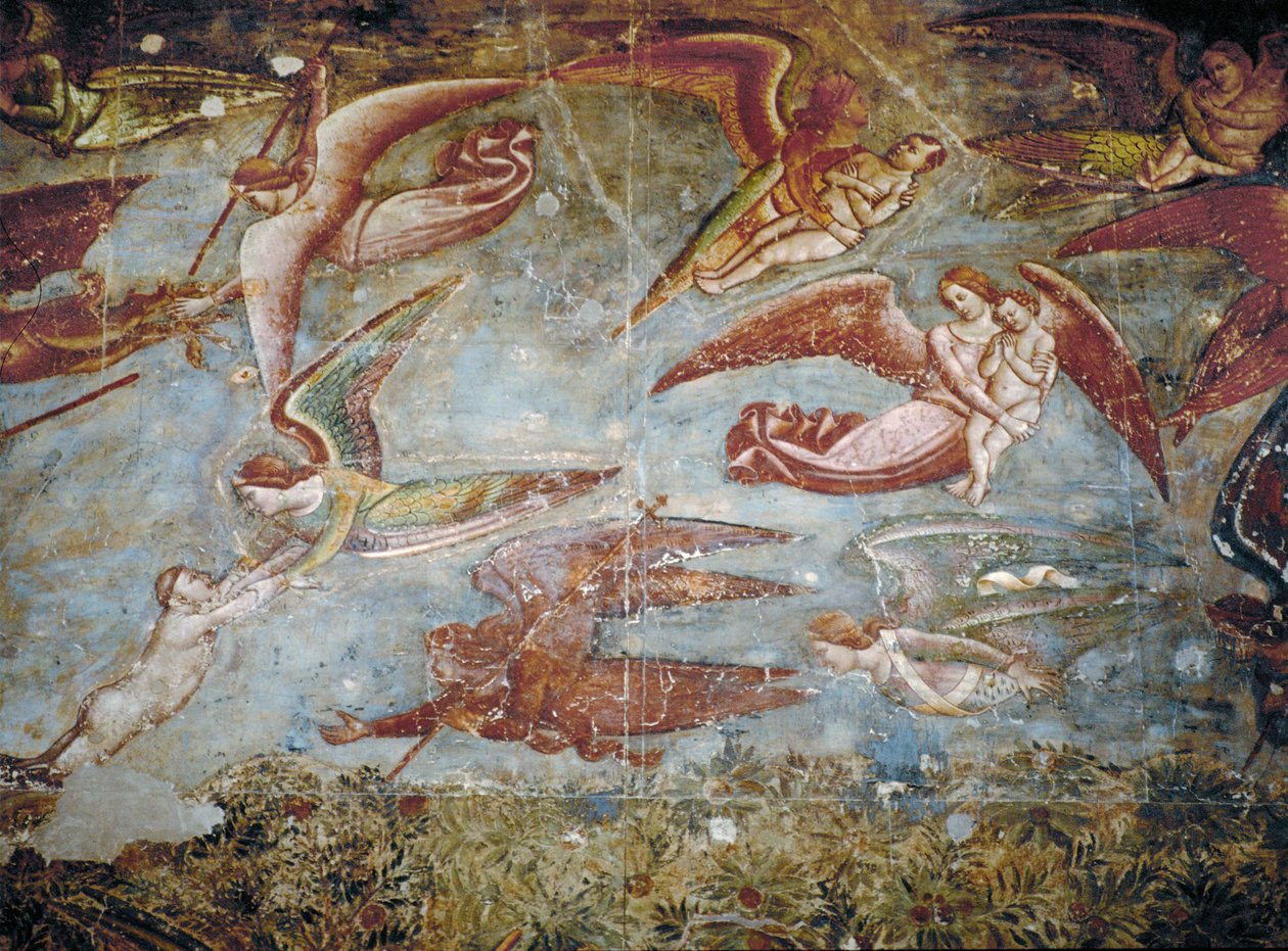 Triunfo da Morte ... (fresco) de Buonamico Buffalmacco