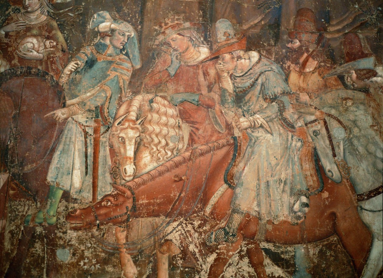 Triunfo da Morte ... (fresco) de Buonamico Buffalmacco