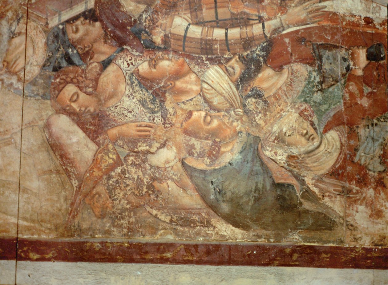 Triunfo da Morte, fresco ... (fresco) de Buonamico Buffalmacco
