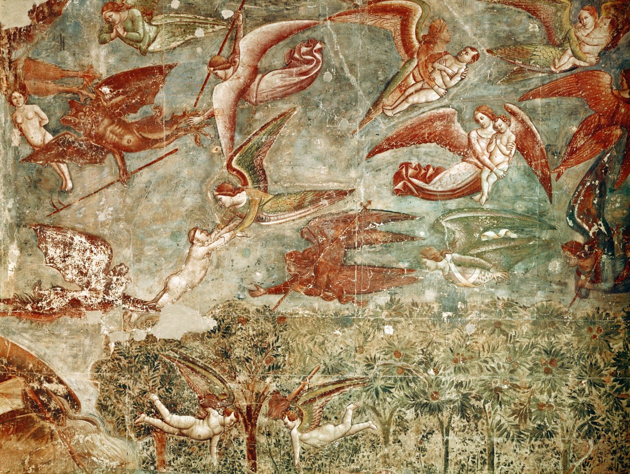 Triunfo da Morte, fresco ... (fresco) de Buonamico Buffalmacco