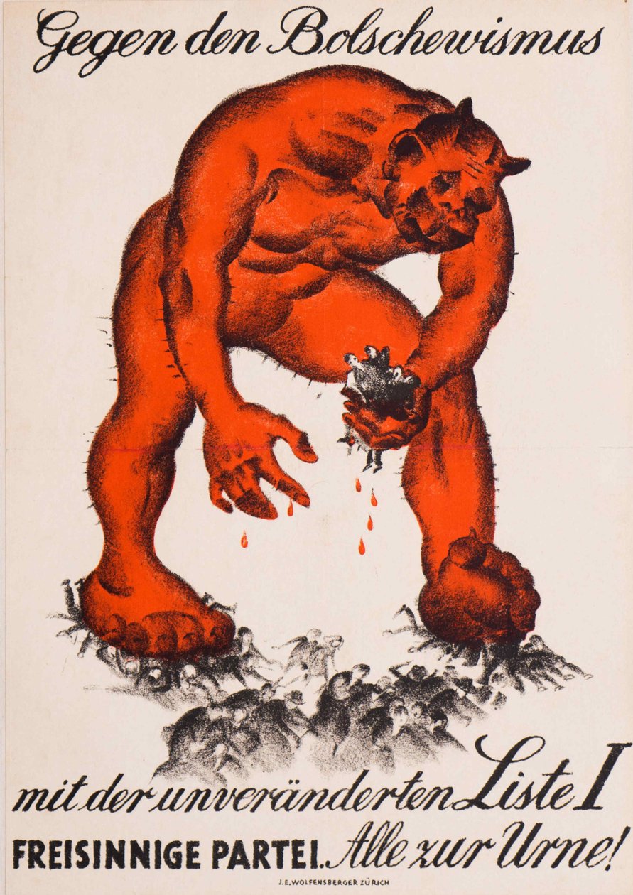 Contra o bolchevismo, 1919. de Burkhard Mangold