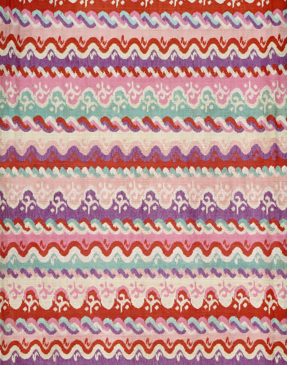 Material de padrão Acheik (têxtil) de Burmese School