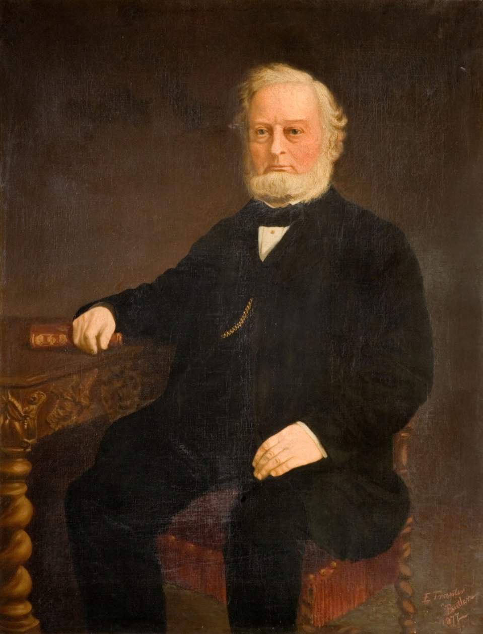 Retrato de William Tranter, 1860-1890. de Butler E Tranter