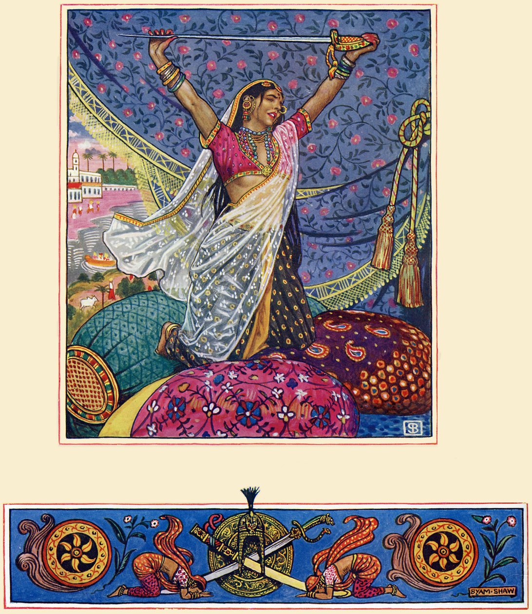 Menos que a Poeira, poema de O Jardim de Kama de Byam Shaw