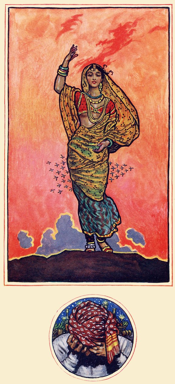 "Reminiscência de Mahomed Akram de Byam Shaw