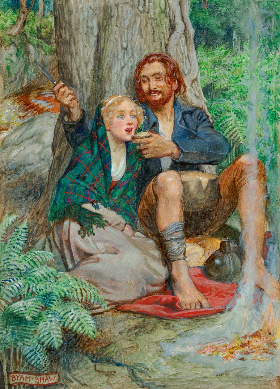 O homem de Gaberlunzie de Byam Shaw