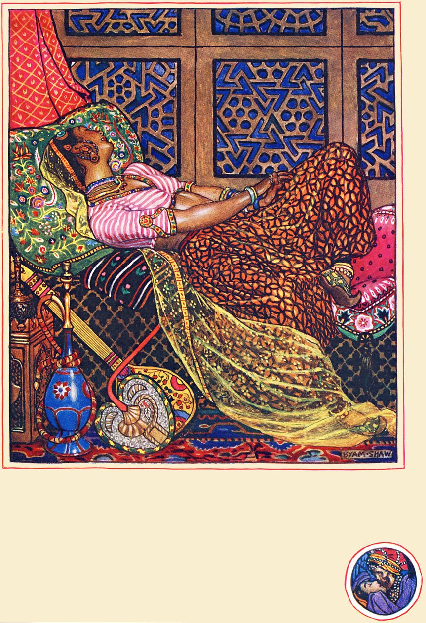 Zira: em cativeiro, poema de O Jardim de Kama de Byam Shaw