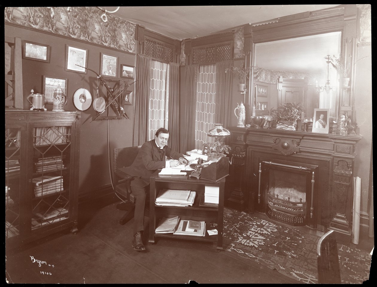 Gustav Luders, 1904-5 (impressão de gelatina de prata) de Byron Company