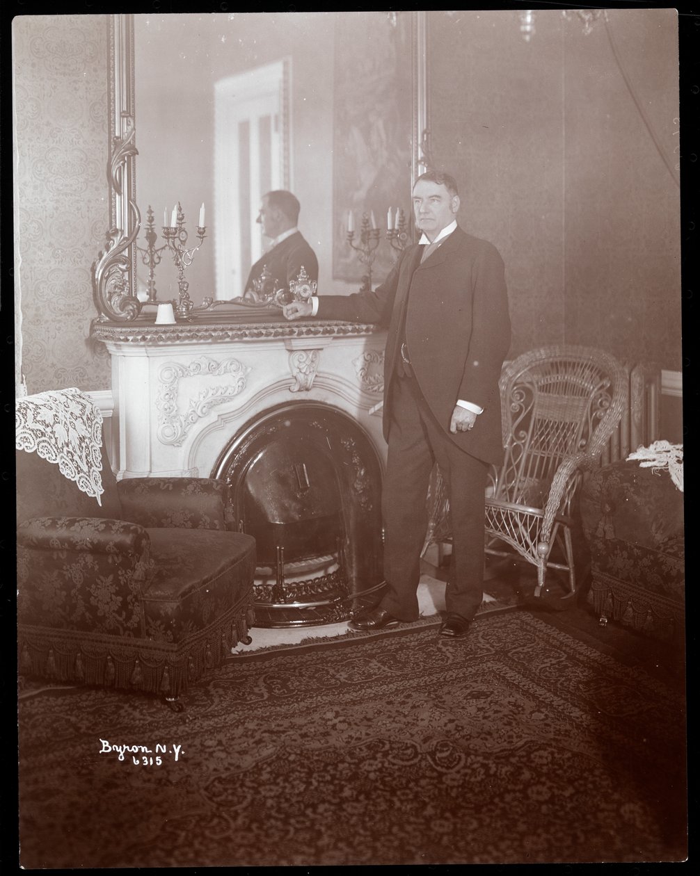 Ian Maclaren, 1899 (impressão de gelatina de prata) de Byron Company