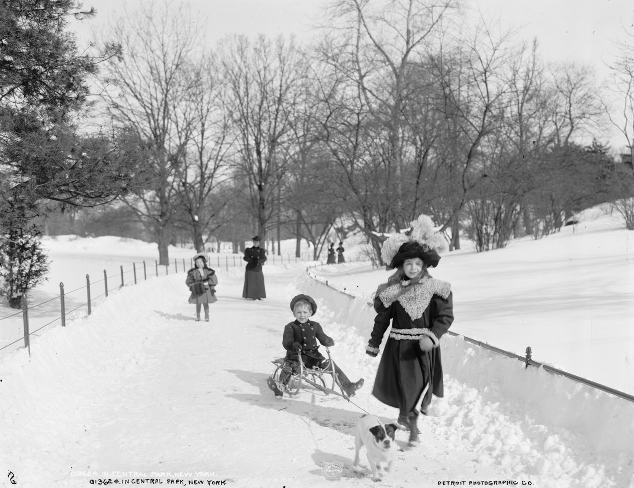 No Central Park, Nova York, c.1900 de Byron Company