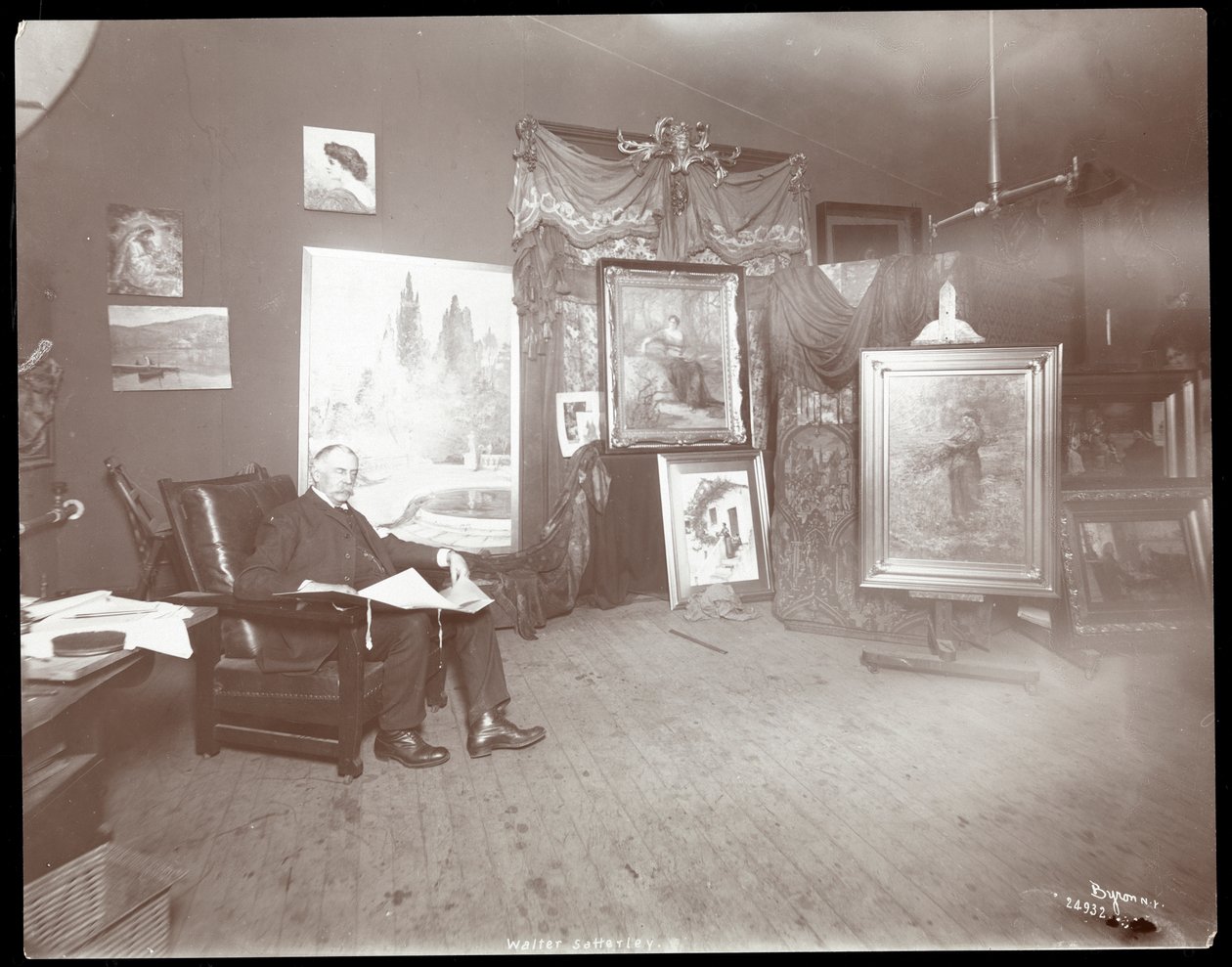 Ira David Sankey, 1896-8 (impressão em gelatina de prata) de Byron Company