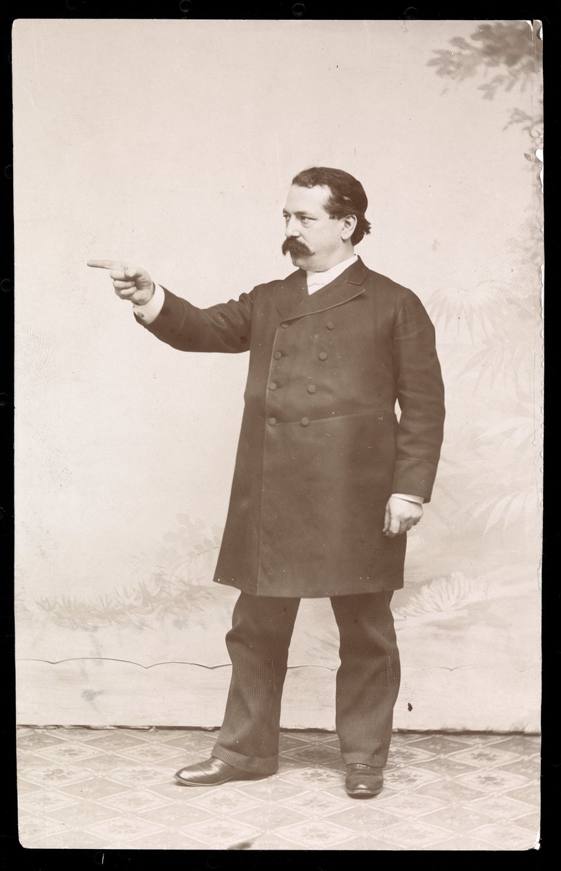 Líder trabalhista Samuel Gompers, 1893-4 (impressão de gelatina de prata) de Byron Company