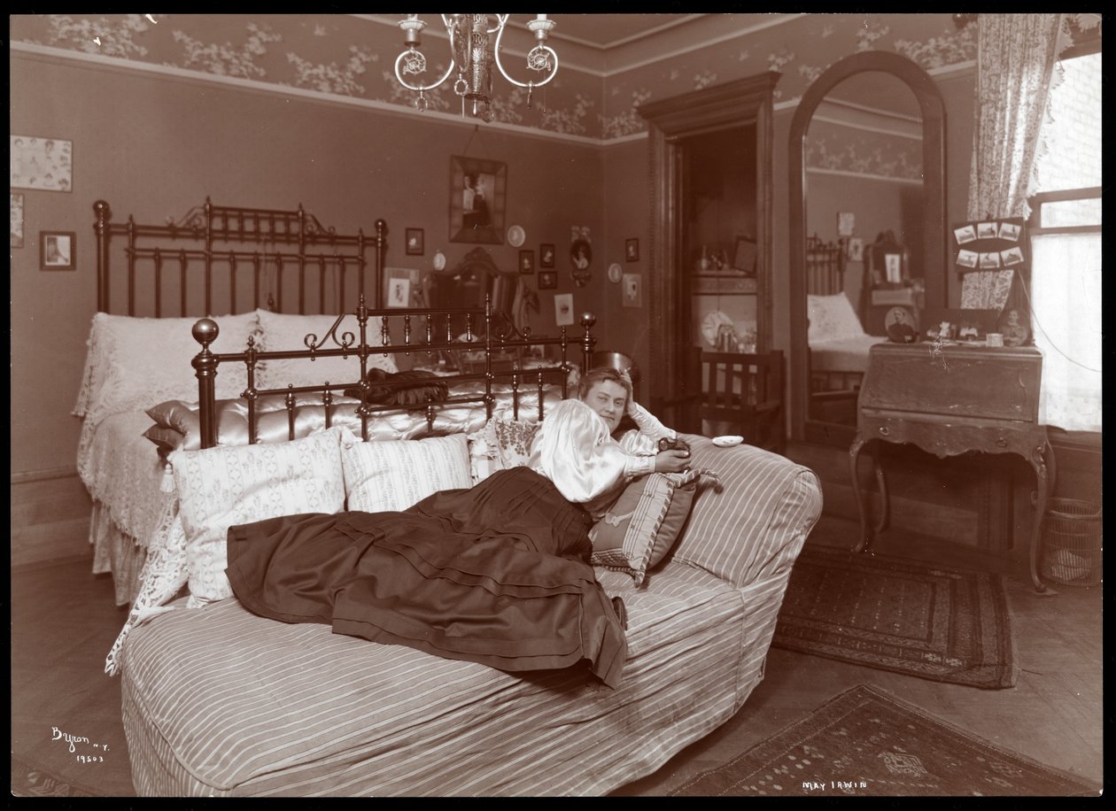 May Irwin, 1905 (impressão em gelatina de prata) de Byron Company