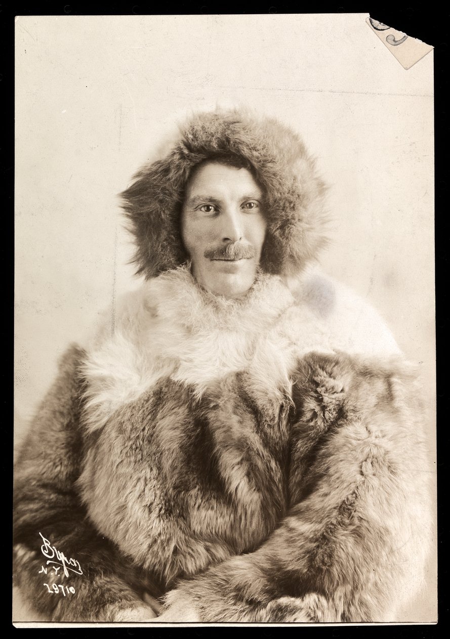 Retrato de Robert Abram Bartlett, 1910 ou 1911 (impressão de gelatina de prata) de Byron Company