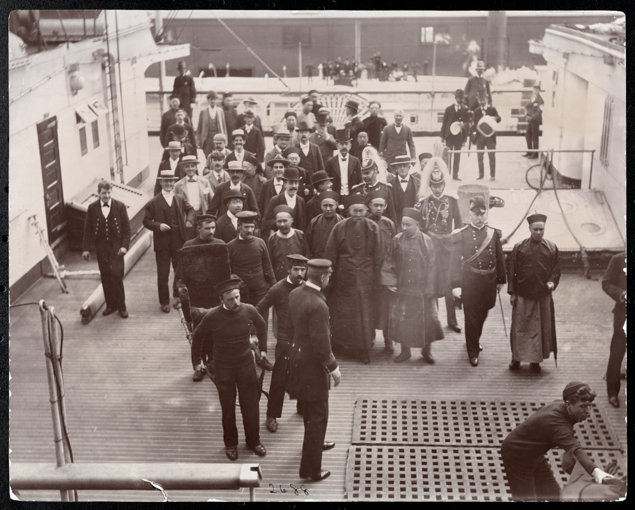 Estadista chinês Li Hung-Chang em sua visita aos EUA, 1896 (impressão de gelatina de prata) de Byron Company
