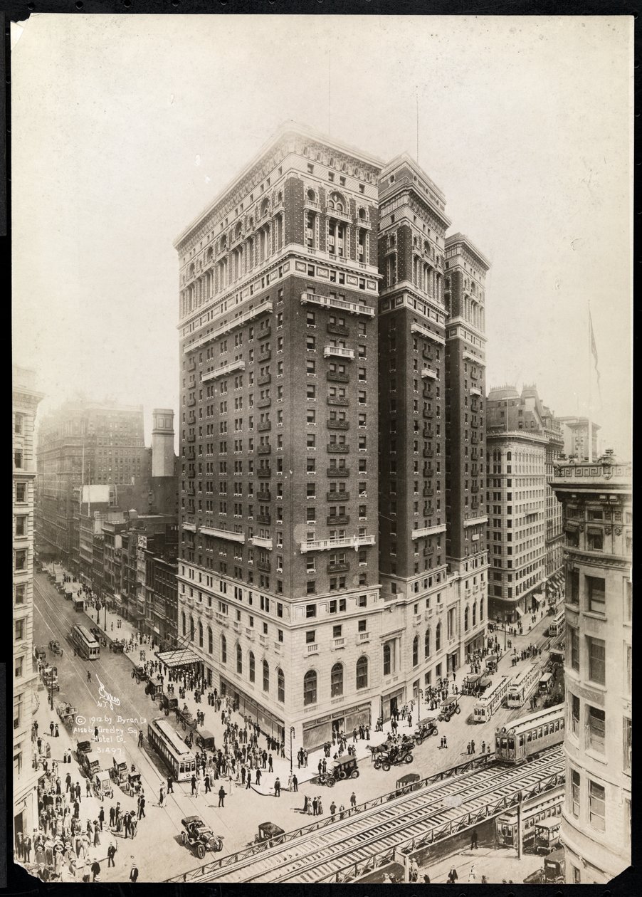 Hotel McAlpin, 34th Street e Broadway, Nova York, 1912 de Byron Company