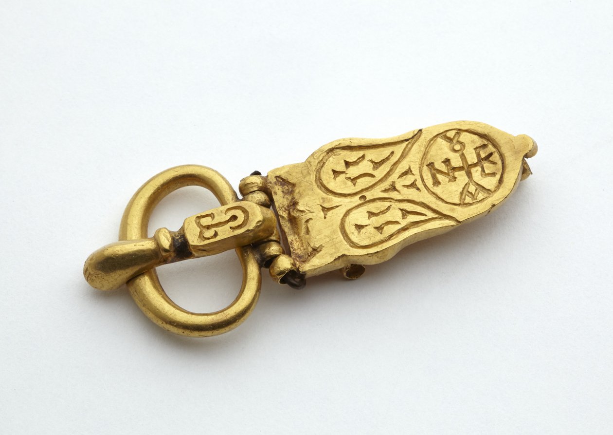 Fivela (ouro) de Byzantine