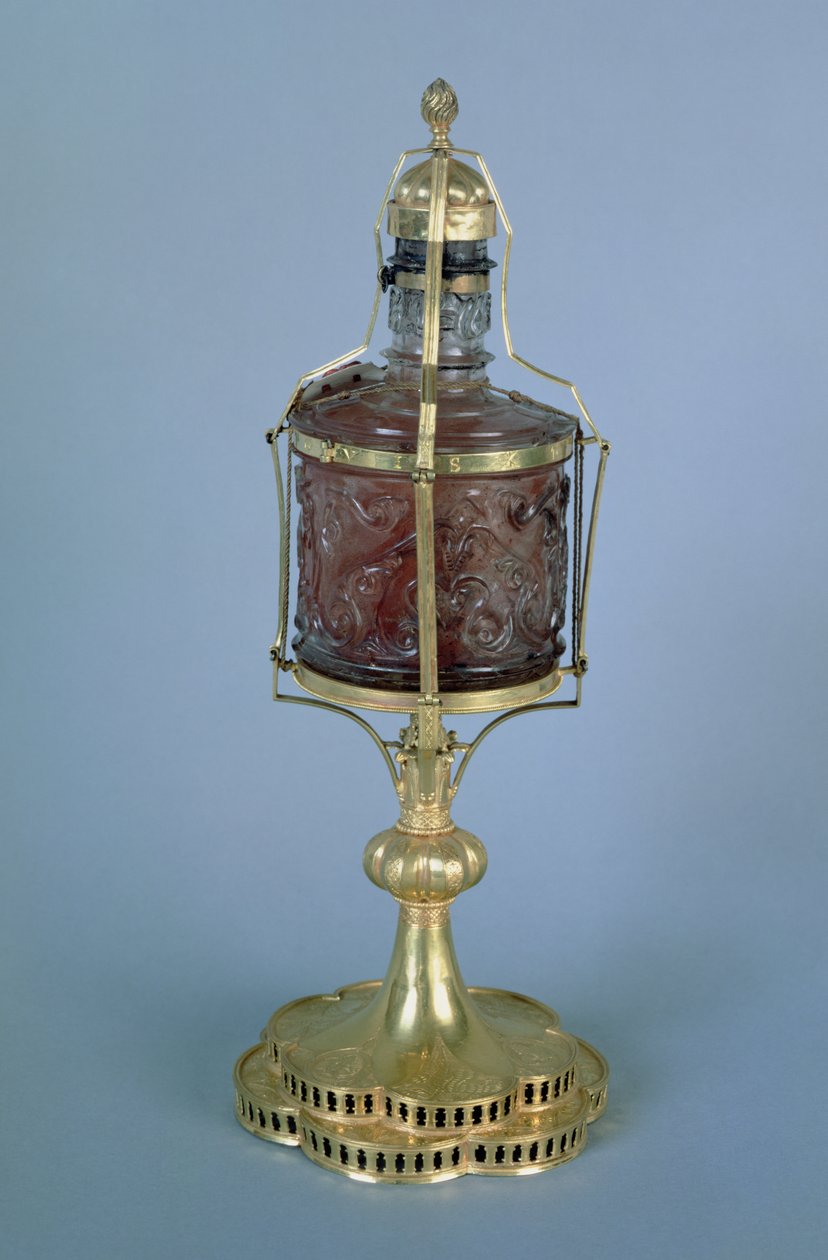 Relicário do Precioso Sangue, tesouro da Basílica de São Marcos (jaspe, ouro e esmalte) de Byzantine