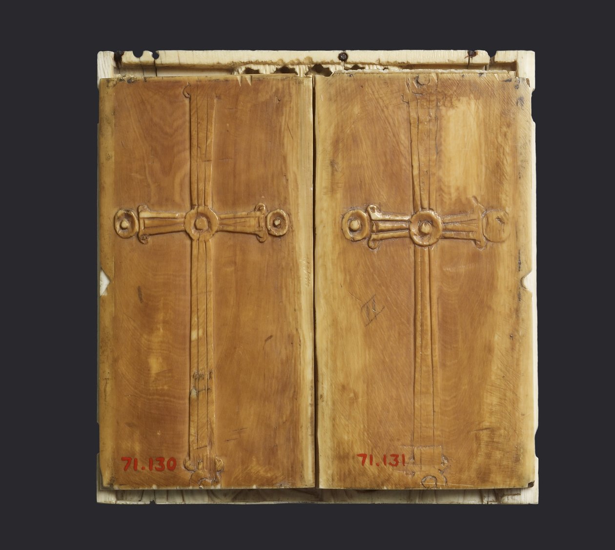 Tríptico ícone da Virgem e do Menino com os Santos (veja também 957216-9) de Byzantine