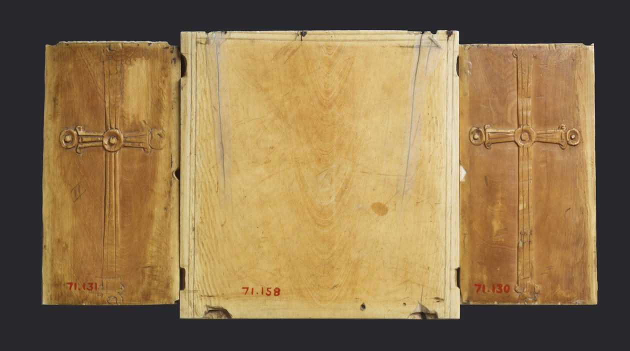 Tríptico ícone da Virgem e do Menino com os Santos (veja também 957216-9) de Byzantine