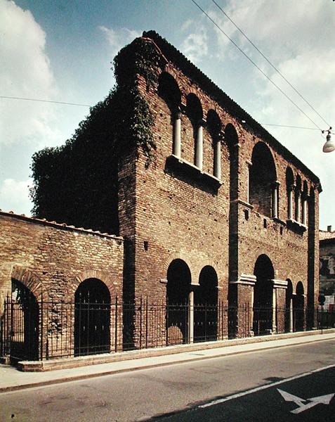 Fachada do Palácio dos Teodorico de Byzantine School