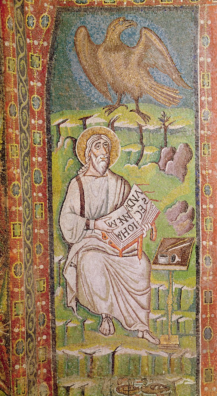São João Evangelista (mosaico) de Byzantine School
