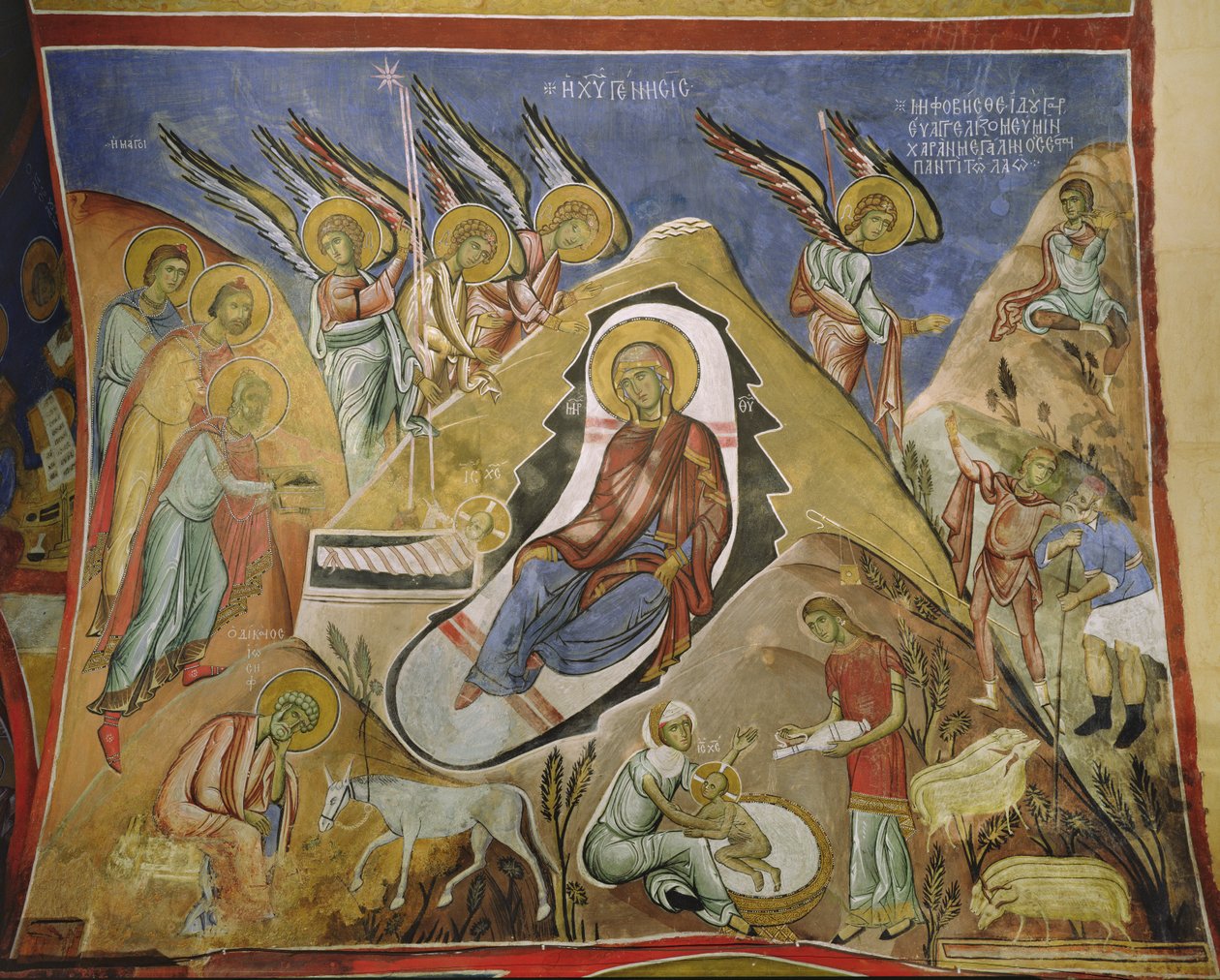 A Adoração dos Magos de Byzantine School