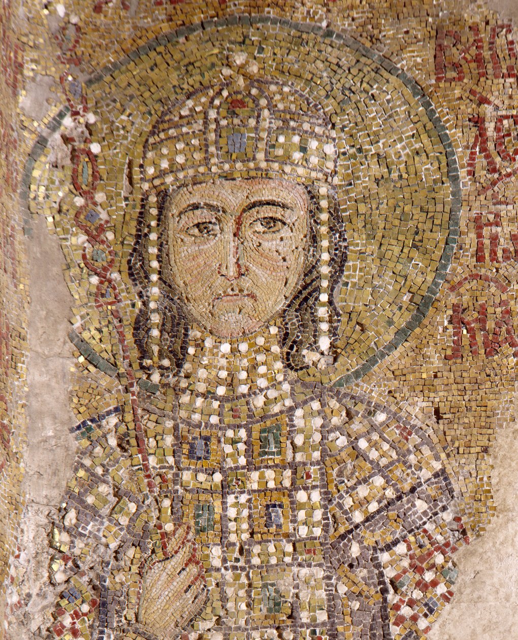 Alexios Komnenos em Hagia Sophia (mosaico) de Byzantine